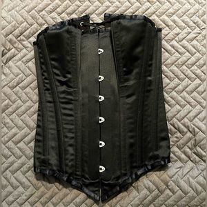 Vintage Vollers Black Handmade Corset